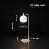 Lampka biurkowa nocna V-TAC 10W LED 44cm biała VT-89022 3000K 1200lm